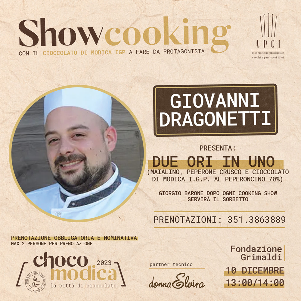 Giovanni Dragonetti - ShowCooking